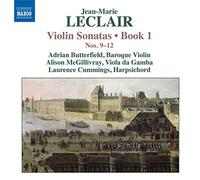 Butterfield:Mcgillivray - Leclair: Violin Sonatas Book 1 Vol. 3 (Nos. 9-12)