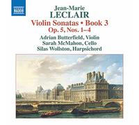 Butterfield/Mcmahon/Wollston - Jean-Marie Leclair: Violin Sonatas, Book 3 - Op. 5, Nos. 1-4