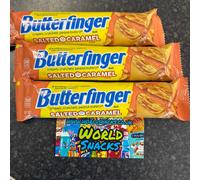 Butterfinger Salted Caramel X3 54g Bars New Flavour American Chocolate