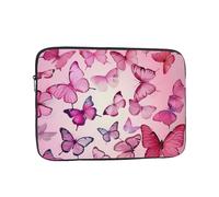 Butterflie Print Laptop Sleeve 17 inch, Ultra-Thin Computer Bag Notebook Computer Tablet Laptop Bag for Office Daily Commute
