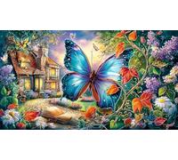 butterflies 1000 Pieces Adult Jigsaws Fun and Challenging Family Game Educational Games Impossible Hard Difficult for Adults and Kids Age 12 Years Up 38x26/1000pcs