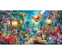 butterflies 1000Pc Adult Jigsaws Puzzle Game Fun Present & Activity for Home Impossible Hard Difficult Educational Game Decompression 38x52/1000pcs