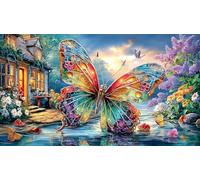 butterflies Adult Jigsaws 1000Pc Fun and Challenging Family Game Puzzle Game Educational Game Challenge Beautiful Decoration Puzzle 70x50/1000pcs