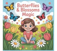 Butterflies and Blossoms Magic: A Cute Coloring Book for Girls Ages 4 to 8 (Lovely Nature Adventures)