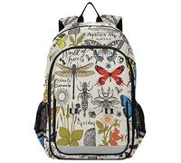 Butterflies Beetles Insects Backpack for Kids School Bag Women Men Laptop Backpack Travel Rucksack