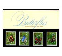 BUTTERFLIES British Post Office Mint Collector Stamps in Presentation Pack Number 126 - 1981 * MNH * No. of Stamps: 4 * Guaranteed Brand New, Well-Packaged, Gift-Wrapped Free