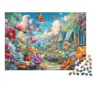 Butterflies Challenging Puzzles1000 Piece Puzzle Classic Educational Games Beautiful DecorationFantasy Coast PuzzleEducational Game100% Recvcled Cardboard70x50cm/1000pcs