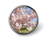 Butterflies Chase The Spring Light Button Pin Personalized Metal Lapel Pins Badges Classic Round Brooch Pin Novelty Unique Enamel Pins Cute Funny Pinback Button Badge for Jackets Backpacks Bags Coat