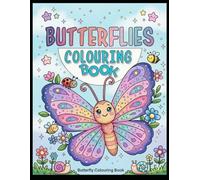 Butterflies Coloring Book for Kids: Beautiful Butterfly Designs for Fun, Creativity, Relaxation, and Coloring Adventures