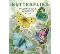 Butterflies Coloring Book & Illustrated Atlas: 32 Realistic Butterfly Illustrations to Color - For Adults, Teens and Seniors - Mindfulness, ... Bilingual English-Polish Descriptions