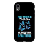 Butterflies Entomologist Insect Lover Beautiful Blue Morpho Case for iPhone XR