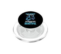 Butterflies Entomologist Insect Lover Beautiful Blue Morpho PopSockets PopGrip for MagSafe