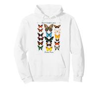 Butterflies From Peru Colorful Rainforest Art Pullover Hoodie