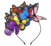 Butterflies Headbands - Women Monarch Butterflies Headpiece, Tea Gathering Hair Hoop | Christmas Festival Costume Headpiece, Chic Butter-fly Hair Accessory for Girls Adults Perfect for Weddings Events