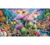 butterflies Jigsaw Puzzles 1000Pc Recycled Paper Educational Game Decompression Beautiful Decoration Puzzle for Adults and Kids 38x26/1000pcs