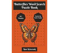 Butterflies Word Search Puzzle Book: 50+ Butterfly Word Puzzles in 6 x 9 Format | Easy to Read Print | Great Gift Idea or Just to Relax While on Vacation!