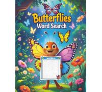 Butterflies Word Search: Word Searches with Easy to Read Print about Garden, Bees, Monarchs and More | 8.5x11 inches | Gifts for Travel, Holidays, and Relaxation