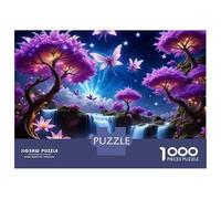 Butterfly 1000 Piece Educational Games Funny And Artistic Perfect for Relaxation Beautiful Puzzle Home Decoration Birthday Gifts 52x38cm/1000pcs