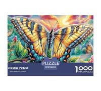 Butterfly 1000 Piece Jigsaw Puzzle for Family - Fun Challenge for Adults & Kids, A Great Gift And Interactive Home Decor Project 38x26cm/1000pcs