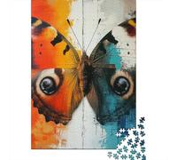 Butterfly 1000 Pieces Jigsaw Puzzles for Adults Creative Rectangular Jigsaw Paper Puzzles Game Brain Teasers Toy 1000pcs (38x26cm)
