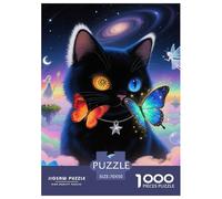 Butterfly 1000 Pieces Premium Jigsaw Animal for Adults Gifts Quirky, Abstract Design, Fun Details, Educational, Challenging 70x50cm/1000pcs