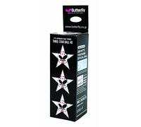 Butterfly 3 Star Table Tennis Ball - White