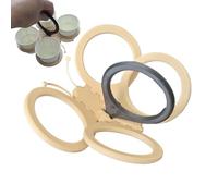 Butterfly 4-Cup Folding Holder, 4-Cup Drinks Carrier Tray Holiday Foldable | Portable Drink Holder Tray With Handle For Home Kitchen Coffee Beer Sports Festival