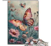 Butterfly Adult Jigsaws 1000 Piece, Pattern Assembly Deal As Gifts for The Whole Family Suitable for And 14 (26x38cm)
