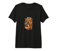 Butterfly Aesthetic Monarch Butterflies Nature Orange Premium T-Shirt
