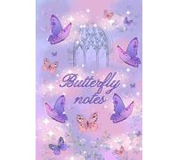 Butterfly Aesthetic Notebook for Girls - Cute Purple Journal, Lined Notebook for Writing, Dreamy Pastel Notebook, Gift for Teen Girls