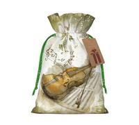 Butterfly And Cello Christmas Bag Gifts Happy Halloween Snacks Hamper Drawstring Wedding Favor Packaging Party