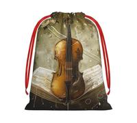 Butterfly and cello Gift Bags with Drawstrings, S | Soft Velvet Pouch Storage, Sack Xmas Storage Bag Perfect for Party Wedding Christmas