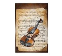 Butterfly and cello -Print 1000 Piece Picture Puzzle -Wooden,Family-Friendly Fun For All Ages,For Relaxation And Gift-Giving.