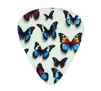 Butterfly and cello print Celluloid Guitar Plectrums for Acoustic Guitar Bass,Guitar Picks with Organizer Box