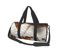 Butterfly and Cello Print Travel Duffel Bag, Foldable Gym Bag Overnight Weekend Bags for Women, Large Holdall Bag Cabin Bag for Sports and Travel
