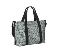 Butterfly and cello Print Travel Hand Bag Foldable Weekend Getaways Gym Sports Trip Daily Use Camping Tote