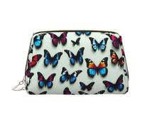 Butterfly and Cello Printed Handheld Makeup Case, Spacious Toiletry Organizer Designed for Brushes and Toiletries