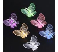Butterfly and Dragonfly Clips for Flower Stability 10/20 Pcs Plastic Clips for Supporting Vining Plants (10pcs)