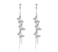 Butterfly and Flower Earrings, Lightweight, Whole Day Wear, Forest Feeling, Kruckel (Buttefly)