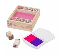 Butterfly and Heart Stamps - wooden stamping set