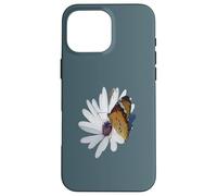 Butterfly And Spider On African Daisy Case for iPhone 16 Pro Max