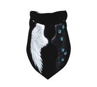 Butterfly Angel Wing Art Printed Pet Bandana Durable Bibs Handkerchief Triangle Pet Neck Scarves For Cat Outdoor Pets