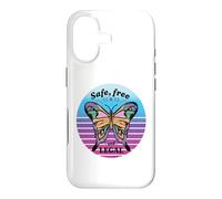 Butterfly Art Body Autonomy Abstract Safe Free Legal Message Case for iPhone 17