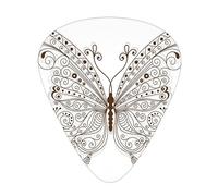Butterfly Artwork with Swirled Wings Guitar Picks with Organizer Storage Box Guitar Plectrums 12PCS 3 Thickness Thin Medium Heavy 0.46 0.71 0.96mm Guitar Picks For Acoustic Electric or Bass Guitars