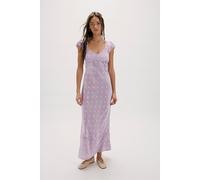 Butterfly Babe Maxi Dress at Free People in Lilac Combo, Size: XL - female