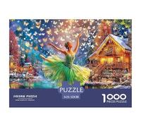 Butterfly BalletDynamic 1000-Piece Jigsaw Puzzles for Adults A Treasury of Challenging Puzzle Games for Women And Men - An Excellent Shared Hobby for Adults And Kids Age 12 Years And Up 52x38cm/1000p