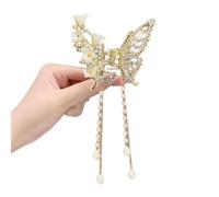 Butterfly Bell Orchid Hair Claw Clip Swan Tassel Pill Head Ponytail Buckle Hair Accessories Barrette Hairclip Crab Hair