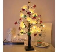 Butterfly Birch Tree Lights Artificial Tree Lamp，Home Decor Table Top Lamp Home Lit Tree Valentine's Day Christmas Decoration