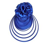 Butterfly Black Feather Wedding Fascinator on Comb Hat Hair Accessories Tea Party Fascinator Hat Fascinator Pillbox Hat Headband For Cocktail Metal Head Band Mens Hair (Blue, One Size)