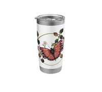 Butterfly Blackberries Emo Alt Egirl Eboy Goth Cottagecore Stainless Steel Insulated Tumbler